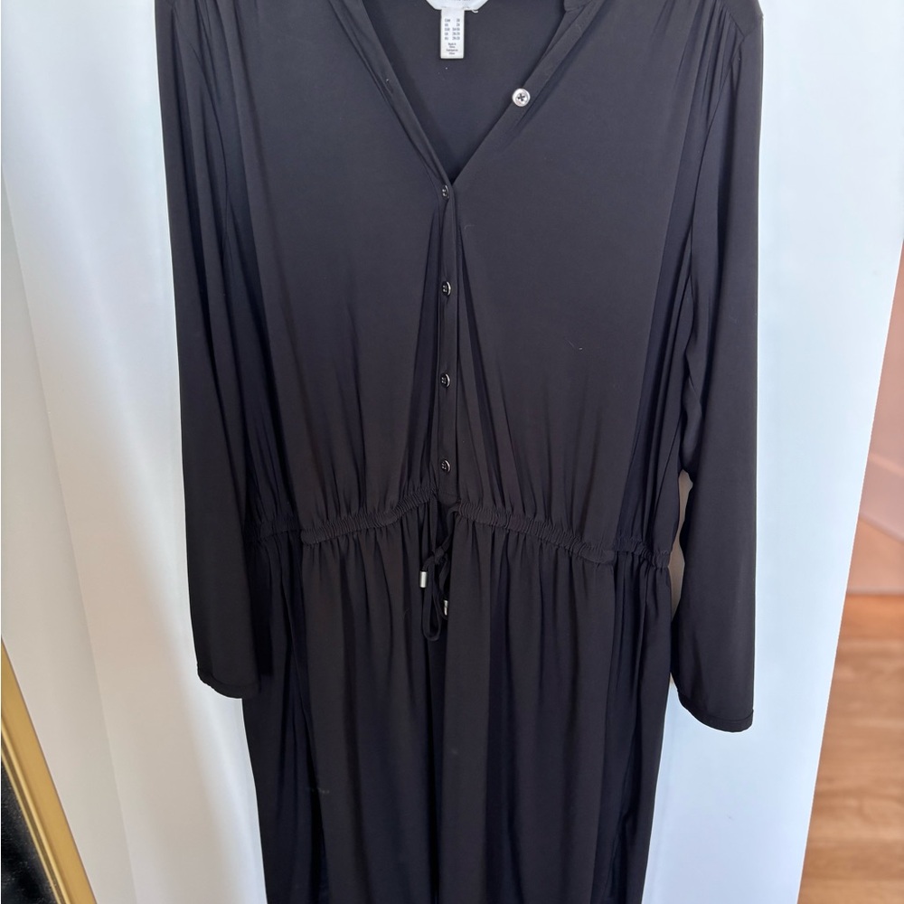 Addition Elle Black Long Sleeve Dress